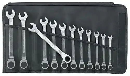 Stahlwille Ringmaulschlüssel Ratschen-Set, 12-teilig