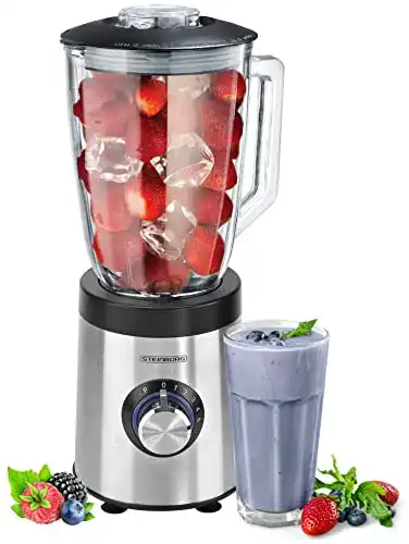 Standmixer Steinborg mit 800 Watt, 6-Fach Metallmesser und 1,5 Litern