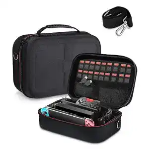 Sobeau Tasche für Nintendo Switch – robuste Tragetasche mit Zubehör