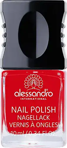 Nagellack Alessandro 907 Ruby Red, 10 ml Roter Farblack