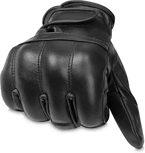 Quarzsandhandschuhe Normani Winter aus echtem Leder mit Fleece-Futter