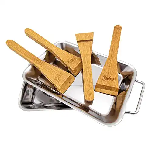 Grillplatte Steuber Premium Line Edelstahl Grillpfännchen 2er Set