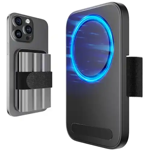 Externe SSD-Festplatte 4TB mit magnetischem Clip für iPhone 15 und 16