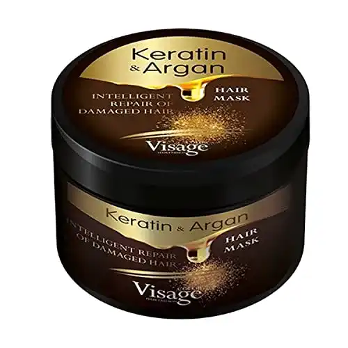 Keratin Haarkur mit Arganöl von Visage zur Haarpflege