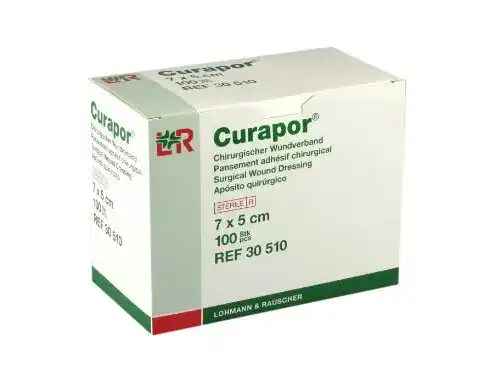 Lohmann & Rauscher Curapor Wundverband 7×5 cm steril, 100 Stück