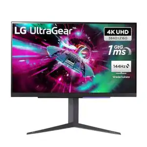 LG 27 Zoll UltraGear Gaming Monitor 27GR93U-B mit UHD Auflösung