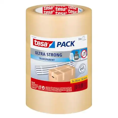 Paketklebeband Tesa Pack Ultra Strong PVC-Klebebänder im Vergleich