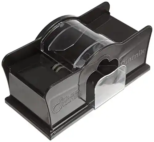 Kartenmischmaschine Piatnik 00 2996 mit Kurbel in Schwarz