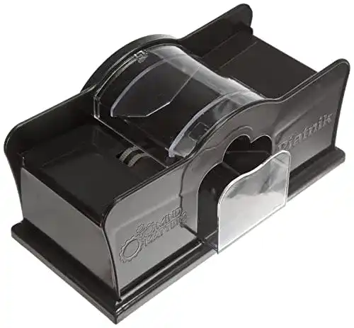 Kartenmischmaschine Piatnik 00 2996 mit Kurbel in Schwarz