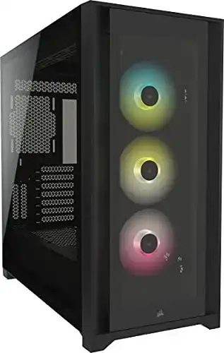 Corsair iCUE 5000X RGB Gehäuse für ATX-PCs mit Glas-Paneelen