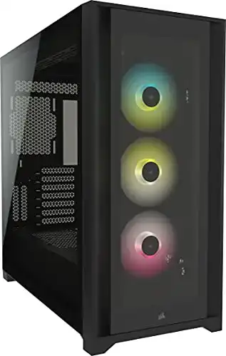 Corsair iCUE 5000X RGB Gehäuse für ATX-PCs mit Glas-Paneelen