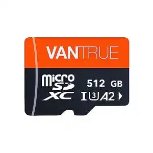 512 GB Vantrue microSD Speicherkarte UHS-I U3 für Dashcams und Smartphones