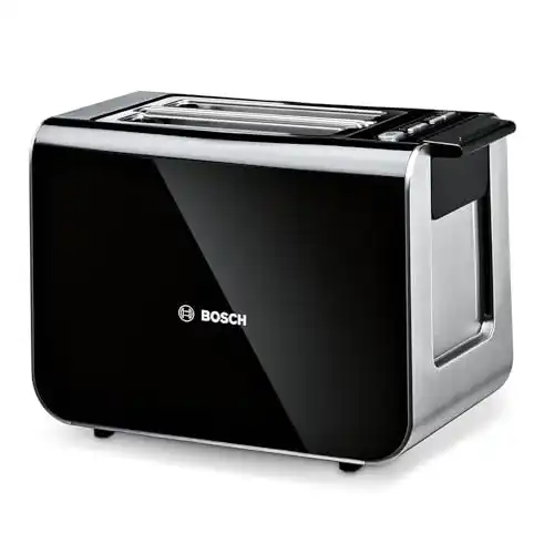 Bosch Toaster Styline TAT8613N mit Brötchenaufsatz und Liftfunktion