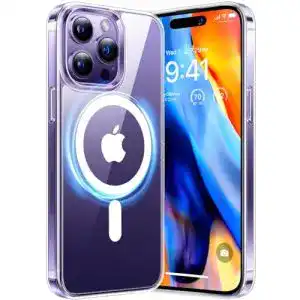 Torras Clear Case für iPhone 14 Pro mit MagSafe-Kompatibilität