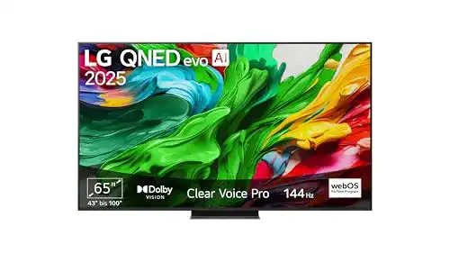 LG 65QNED86A6A LCD-TV 65 Zoll 4K QNED evo AI TV mit α8 Gen2