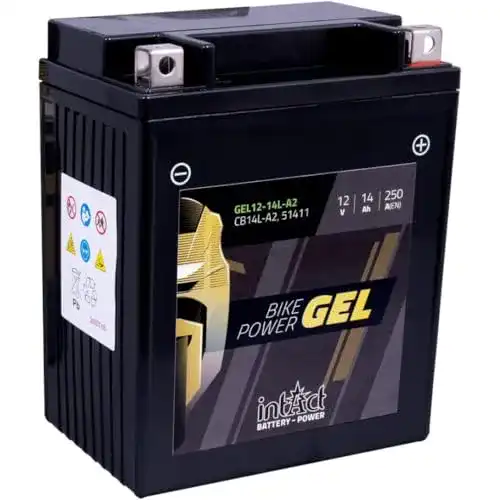 Motorradbatterie 12 V 14 Ah Intact GEL – Vergleich von Bike-Power