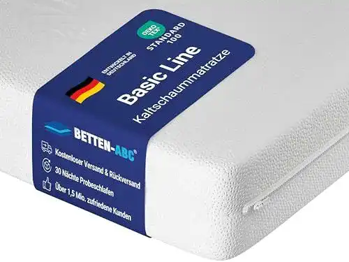 Komfortschaummatratze Betten-ABC Basic-Line mit 10 cm Kernhöhe