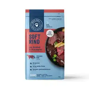 Pets Deli Soft Trockenfutter für Hunde mit Rind, Brokkoli und Granatapfel