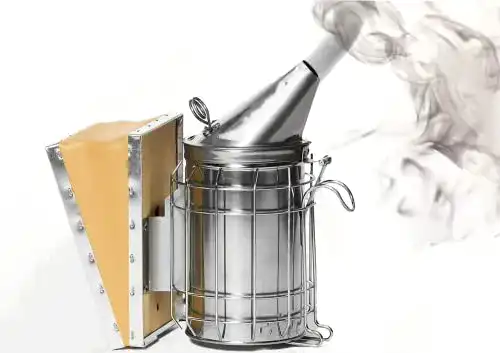 Smoker für Imker von Bienenwagner Edelstahl Smoker mit Lederblasebalg