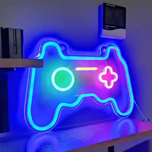 Neon-Schild SolidEE Gaming mit dimmbarer LED-Beleuchtung