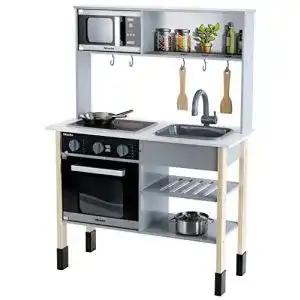 Miele Kinderküche aus Holz (MDF) in Weiß für Kinder