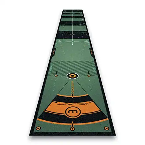 Putting-Matte Wellputt für Golftraining – 4m grün