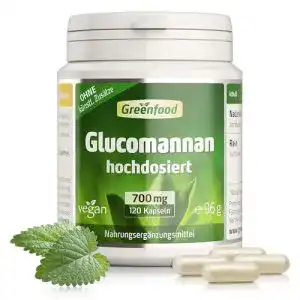 Glucomannan Kapseln 700 mg hochdosiert – Appetitzügler ohne Zusatzstoffe