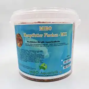 Flockenfutter für Zierfische von Mibo-Aquaristik, 5000 ml