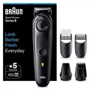 Braun Barttrimmer BT5430 für präzises Trimmen und Haarschneiden