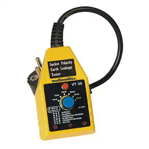 Steckdosentester Multimetrix 230 V VT35 für sichere Elektroprüfung
