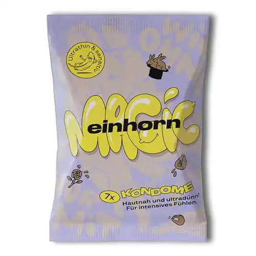 Einhorn Kondome 7er Pack Magic Standardgröße 53 mm