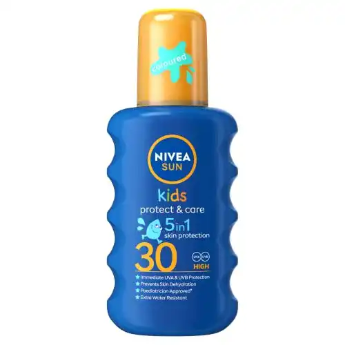 Nivea Sun Kinder-Sonnenspray SPF 30 – Wasserfestes Sonnenschutzmittel