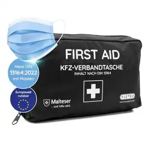 Verbandtasche Flexeo KFZ 2024 – Zertifiziert nach DIN 13164:2022