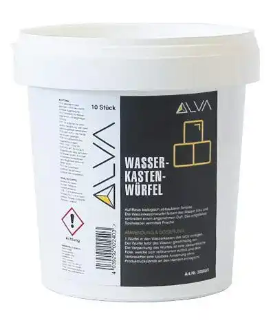 Wasserkastenwürfel Alva Acta 10 Stück Umweltfreundliche Reinigung