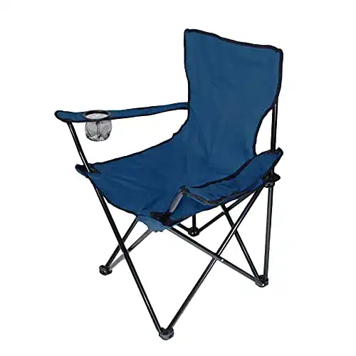Campingstuhl Beek Faltstuhl mit Getränkehalter für Angler und Outdoor