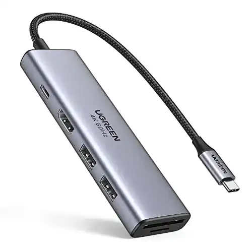 Ugreen USB-C Hub mit 4K HDMI, 100W PD und SD/TF Kartenleser