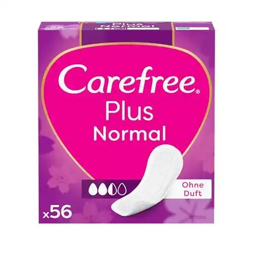 Carefree Slipeinlagen Plus Normal ohne Duft 56 Stück