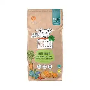Veganes Hundefutter Vegdog Green Crunch Trockenfutter für Hunde