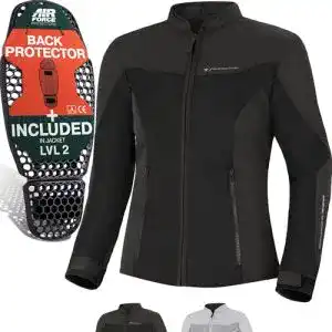 Motorradjacke für Damen von Shima OpenAir mit Protektoren