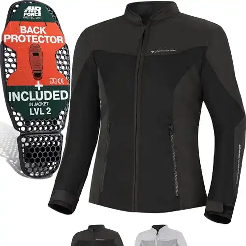 Motorradjacke für Damen von Shima OpenAir mit Protektoren