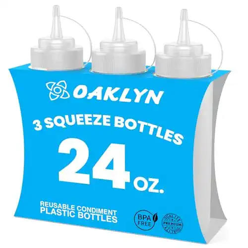 Quetschflasche Oaklyn Set mit 3 Stück 590ml aus Kunststoff