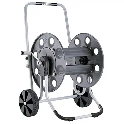 Claber Gartenschlauchwagen aus Metall für 3/4 Zoll Schlauch
