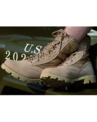 Mil-Tec Herren Wüstenstiefel Speed Lace in Khaki, Größe 43
