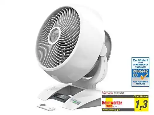 Vornado Ventilator 6303DC – Energiesparender Raumzirkulator mit Fernbedienung