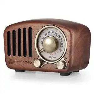 Greadio Vintage-Radio mit Bluetooth Lautsprecher im Retro-Design