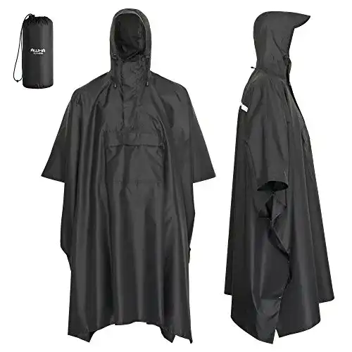 Wasserdichter Regenponcho für Damen und Herren von AWHA
