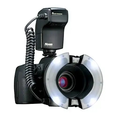 Nissin MF18 Ringblitz für Sony Kameras, Schwarz