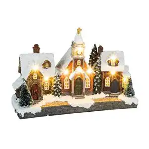 Weihnachtsdorf Spetebo LED Weihnachtsstadt 26,5 cm für Innenbereich