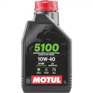 Motul 104066 Motorrad-Motoröl 4 Takt 10W/40 Teilsynthetik