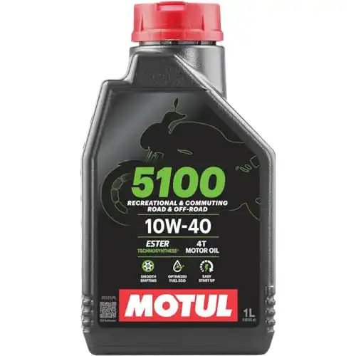 Motul 104066 Motorrad-Motoröl 4 Takt 10W/40 Teilsynthetik